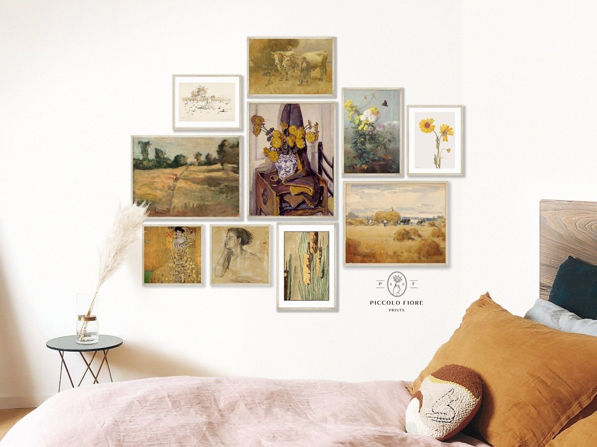 30 Digital Art Prints | TAN Neutral Vintage Print BUNDLE | NB1 - Digital Art Bundle - Piccolo Fiore Prints