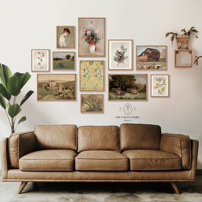 30 Digital Art Prints | TAN Neutral Vintage Print BUNDLE | NB1 - Digital Art Bundle - Piccolo Fiore Prints