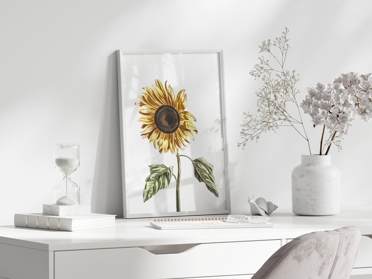 A Sunflower | P39 - Single Art Prints - Piccolo Fiore Prints