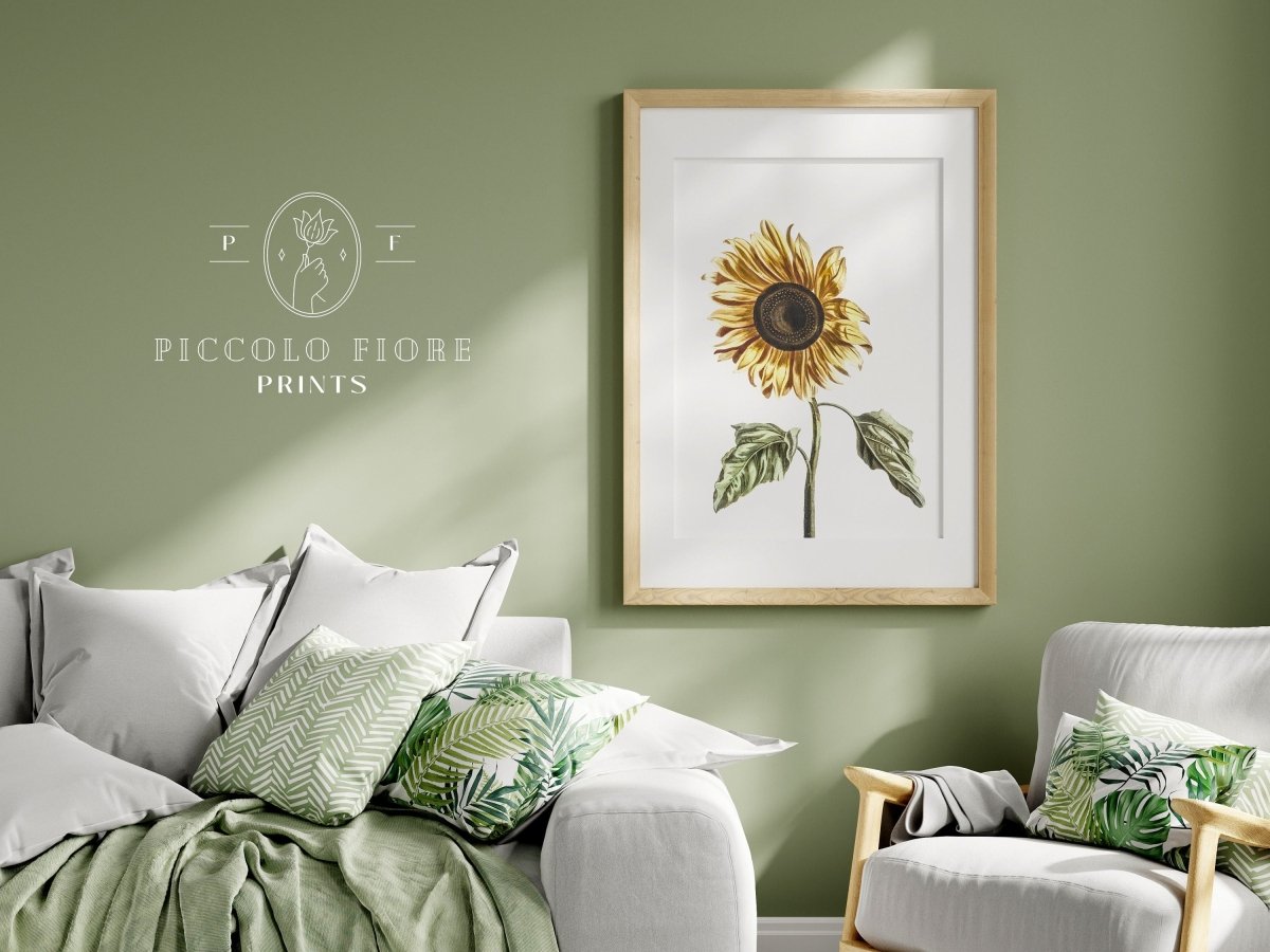 A Sunflower | P39 - Single Art Prints - Piccolo Fiore Prints