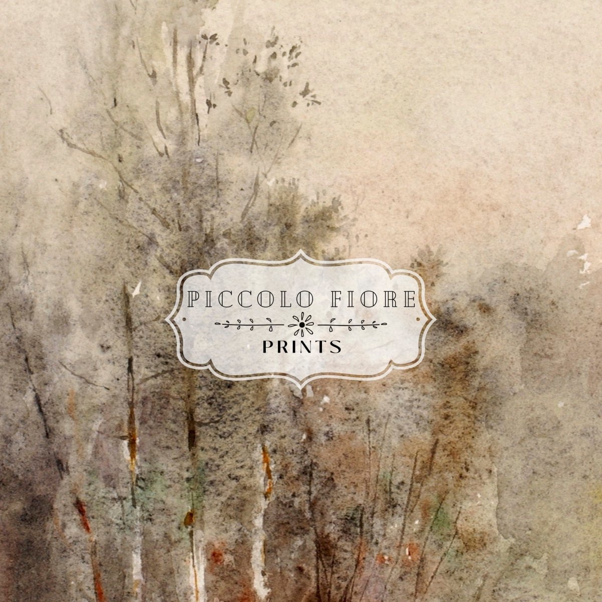 A Tree Study | P246 - Single Art Prints - Piccolo Fiore Prints