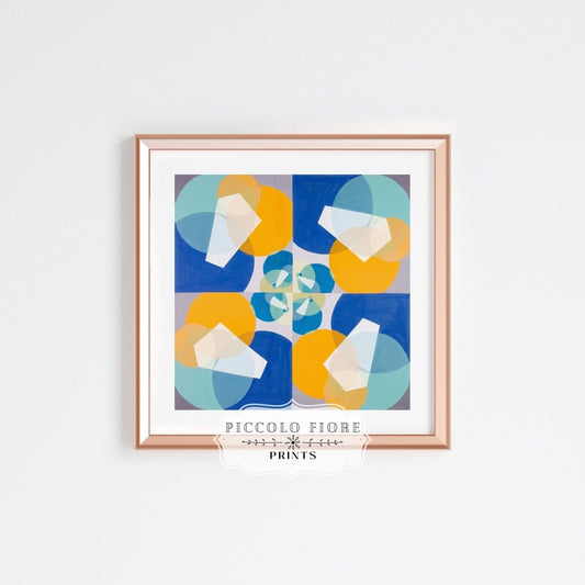 Abstract Squares | P354 - Single Square Art Prints - Piccolo Fiore Prints