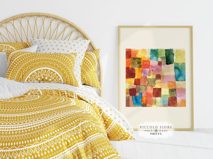 Abstract Watercolour Squares | Paul Klee | P31 - Single Art Prints - Piccolo Fiore Prints