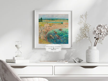 Bailey's Beach | P356 - Single Square Art Prints - Piccolo Fiore Prints