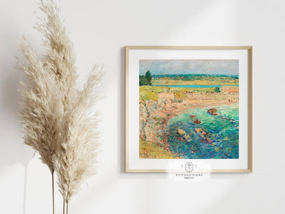Bailey's Beach | P356 - Single Square Art Prints - Piccolo Fiore Prints