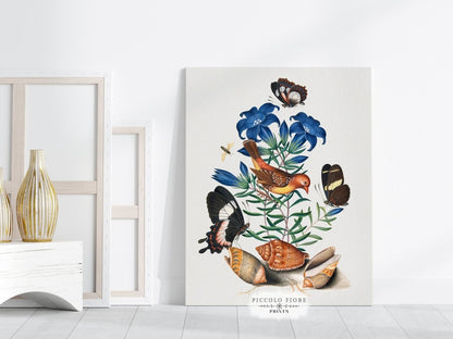 Birds and Butterflies | Gallery Wall Set | 2 Prints | M2 - 1 - Gallery Wall Set - Piccolo Fiore Prints