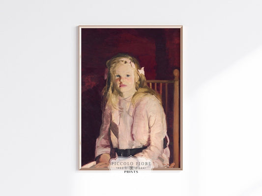 Blonde Haired Girl | P324 - Single Art Prints - Piccolo Fiore Prints