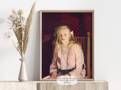 Blonde Haired Girl | P324 - Single Art Prints - Piccolo Fiore Prints
