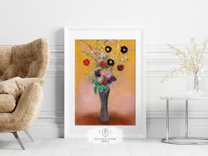 Blue and Peach | Gallery Wall Set | 7 Prints | M7 - 8 - Gallery Wall Set - Piccolo Fiore Prints