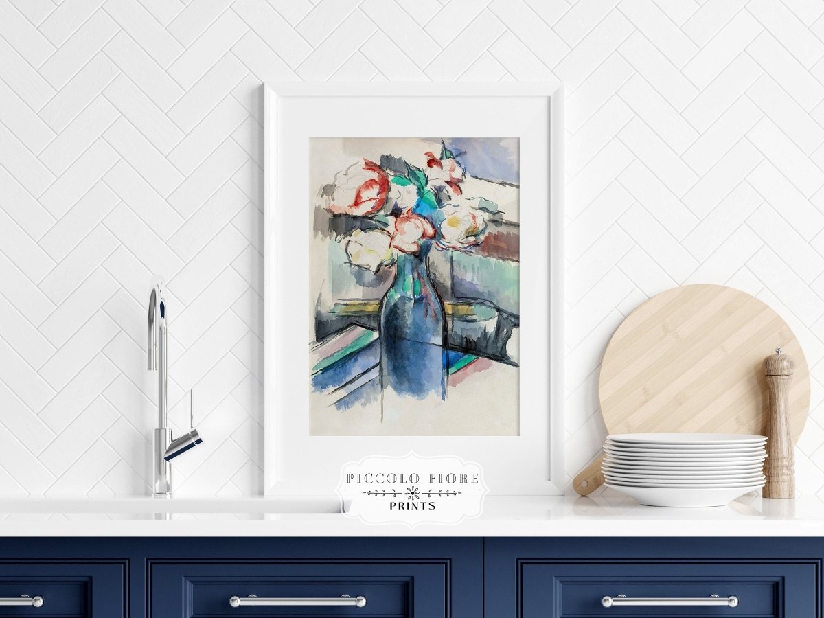Blue Fruit and Flowers | Gallery Wall Set | 5 Prints | M5 - 5 - Gallery Wall Set - Piccolo Fiore Prints