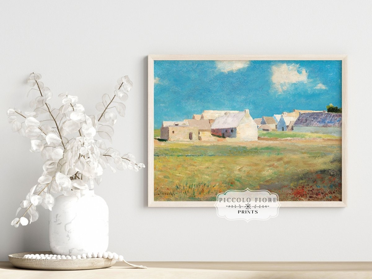 Breton Village | P29 - Single Art Prints - Piccolo Fiore Prints