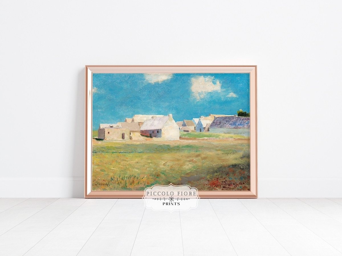 Breton Village | P29 - Single Art Prints - Piccolo Fiore Prints