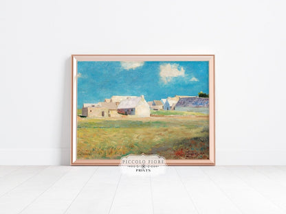 Breton Village | P29 - Single Art Prints - Piccolo Fiore Prints