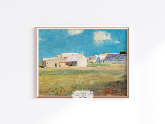 Breton Village | P29 - Single Art Prints - Piccolo Fiore Prints