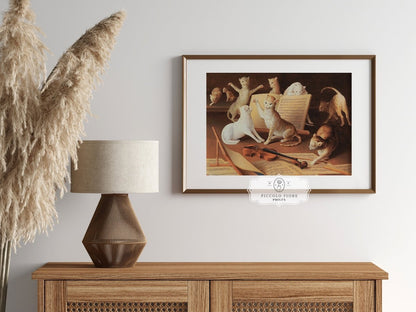 Cat Concert | P481 - Single Art Prints - Piccolo Fiore Prints
