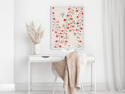 Cherry Blossom Pattern | Vintage Japanese Art | P322 - Single Art Prints - Piccolo Fiore Prints