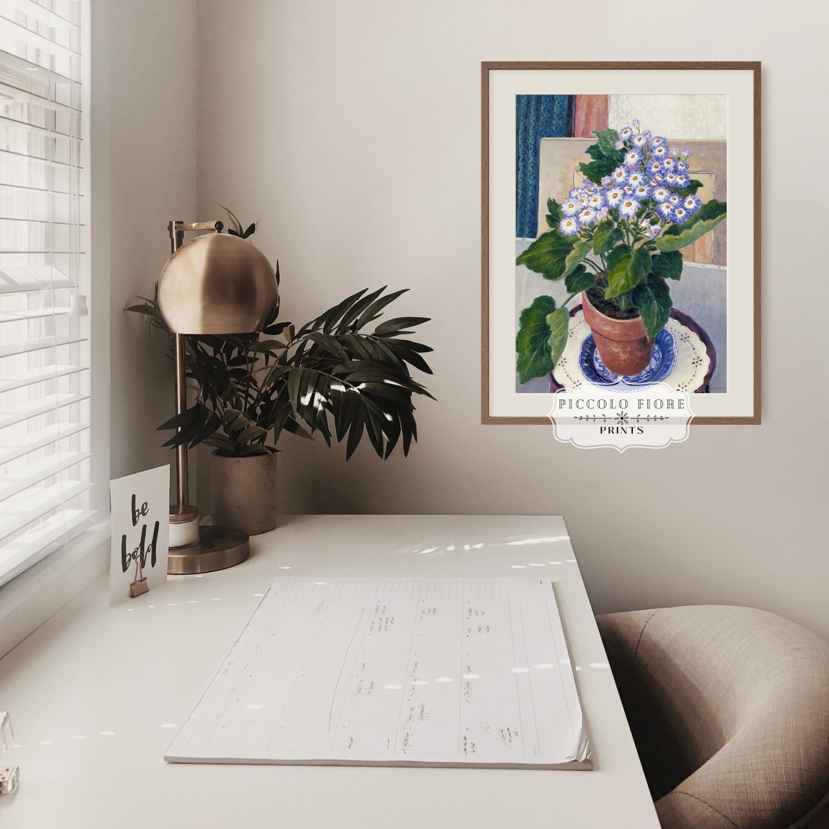 Cineraria | P208 - Single Art Prints - Piccolo Fiore Prints