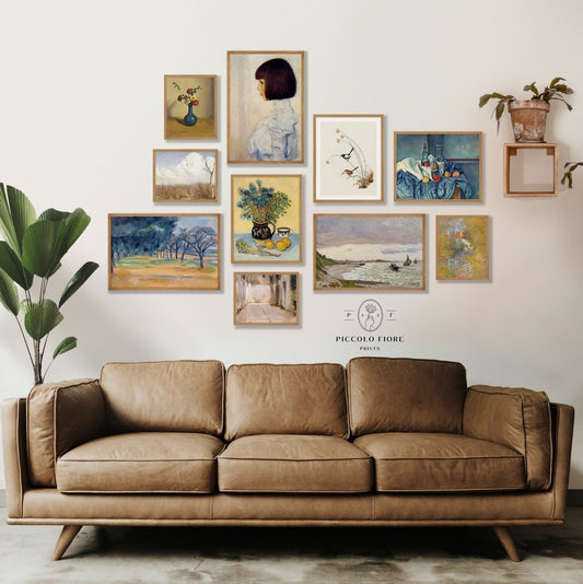 Country Blues | Gallery Wall Set | 10 Prints | S10 - 9 - Gallery Wall Set - Piccolo Fiore Prints