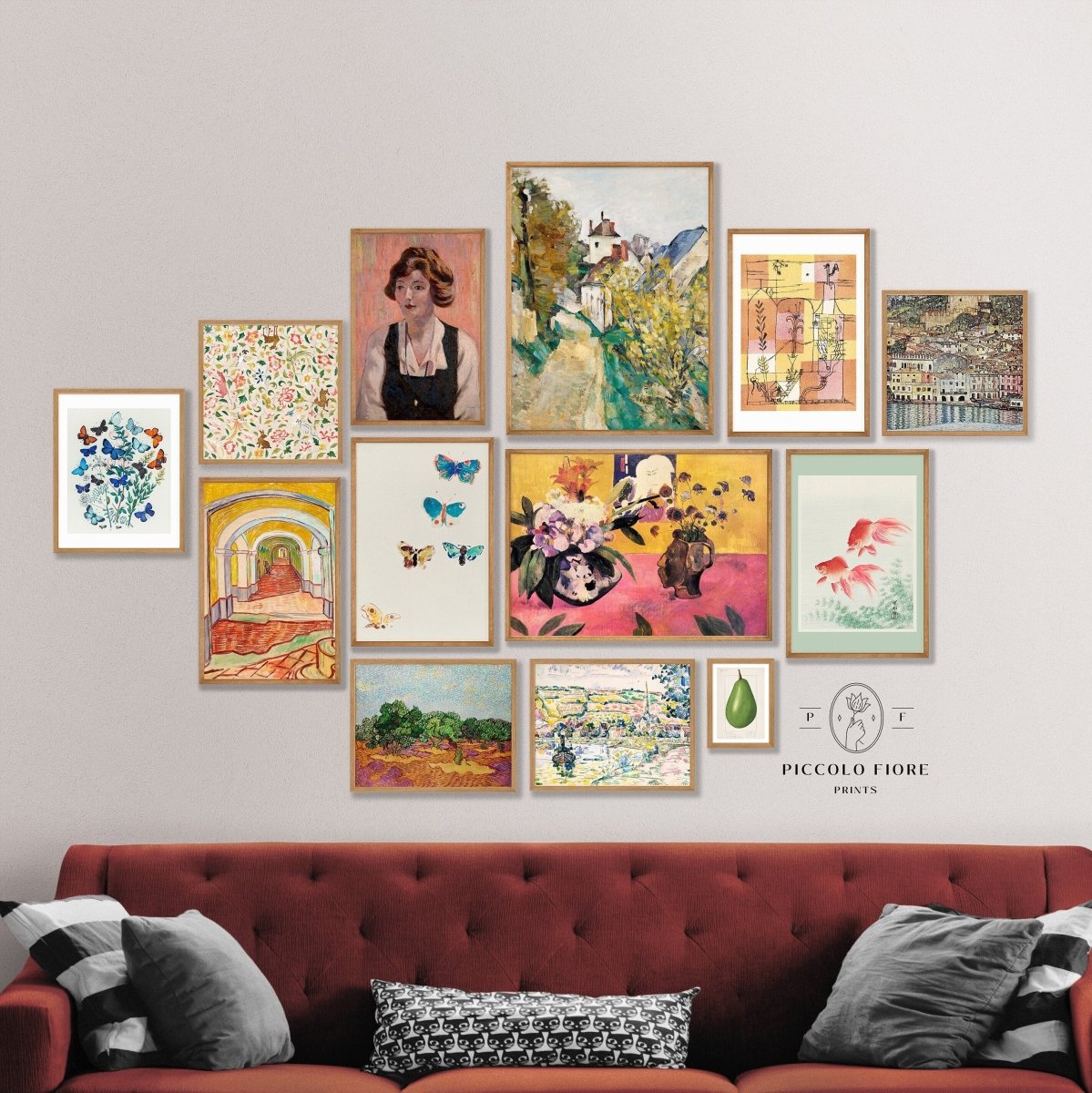Country Summer | Gallery Wall Set | 13 Prints | C13 - 3 - Gallery Wall Set - Piccolo Fiore Prints
