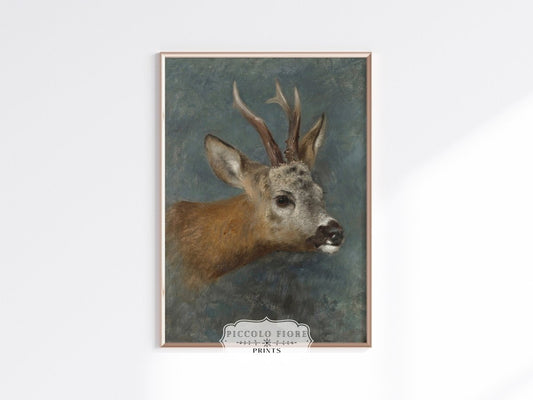 Deer Head | P825 - Single Art Prints - Piccolo Fiore Prints