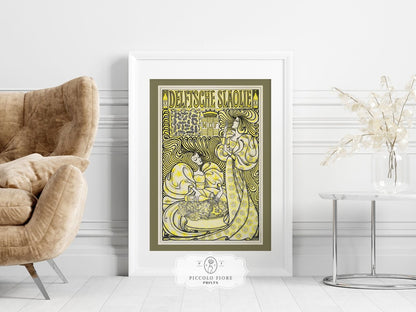 Delft Salad Oil | P703 - Single Art Prints - Piccolo Fiore Prints