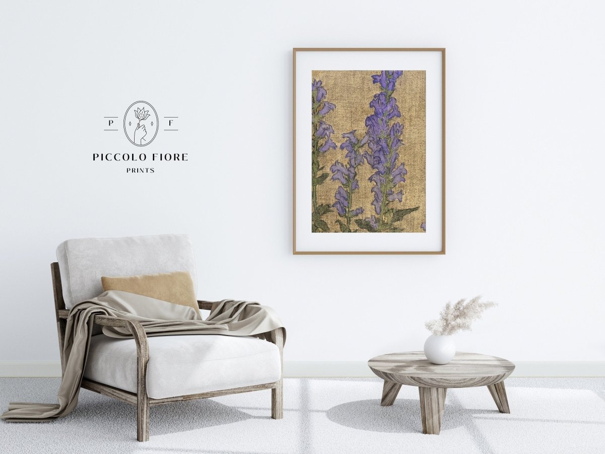 Delphinium | P276 - Single Art Prints - Piccolo Fiore Prints