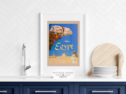 Egypt TWA Travel Advertisement | P704 - Single Art Prints - Piccolo Fiore Prints