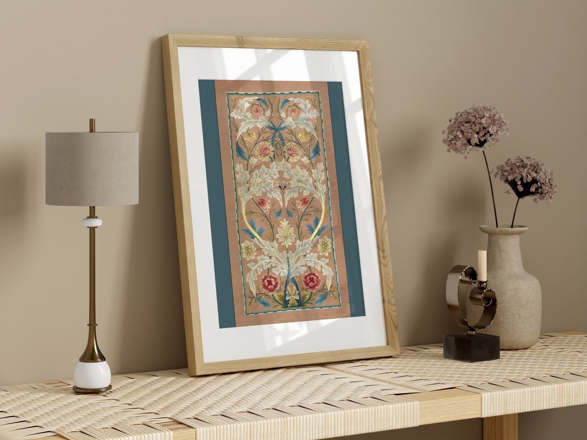 Embroidered Panel | P436 - Single Art Prints - Piccolo Fiore Prints
