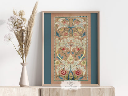 Embroidered Panel | P436 - Single Art Prints - Piccolo Fiore Prints