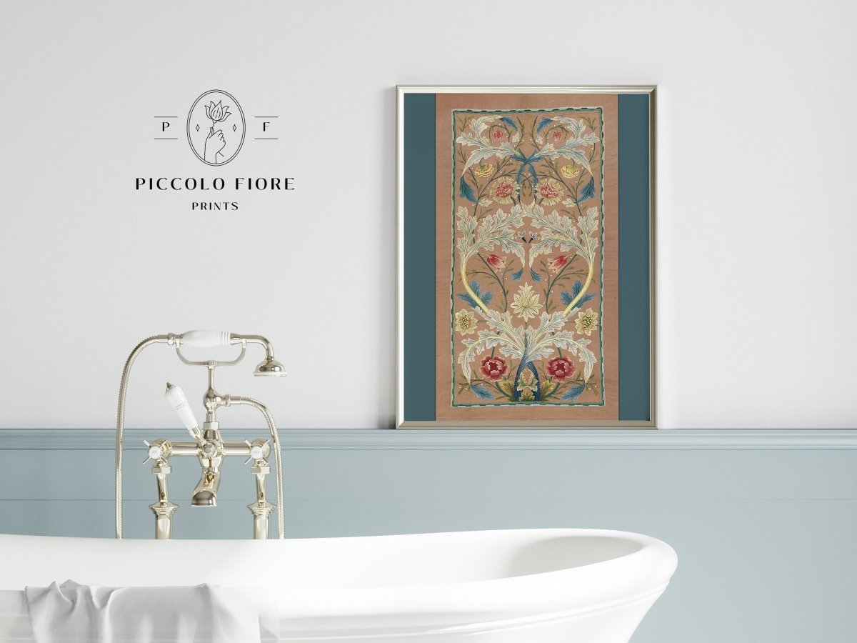 Embroidered Panel | P436 - Single Art Prints - Piccolo Fiore Prints