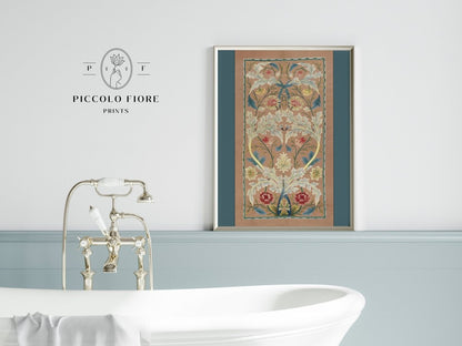 Embroidered Panel | P436 - Single Art Prints - Piccolo Fiore Prints