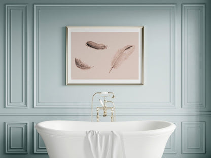 Feather Study | P389 - Single Art Prints - Piccolo Fiore Prints