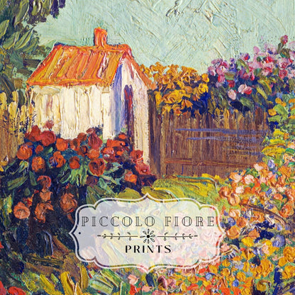 Floral Country Garden | P310 - Single Art Prints - Piccolo Fiore Prints