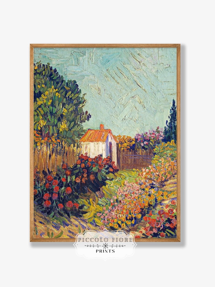 Floral Country Garden | P310 - Single Art Prints - Piccolo Fiore Prints