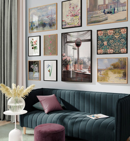 Floral Romantic | Gallery Wall Set | 10 Prints | S10 - 11 - Gallery Wall Set - Piccolo Fiore Prints