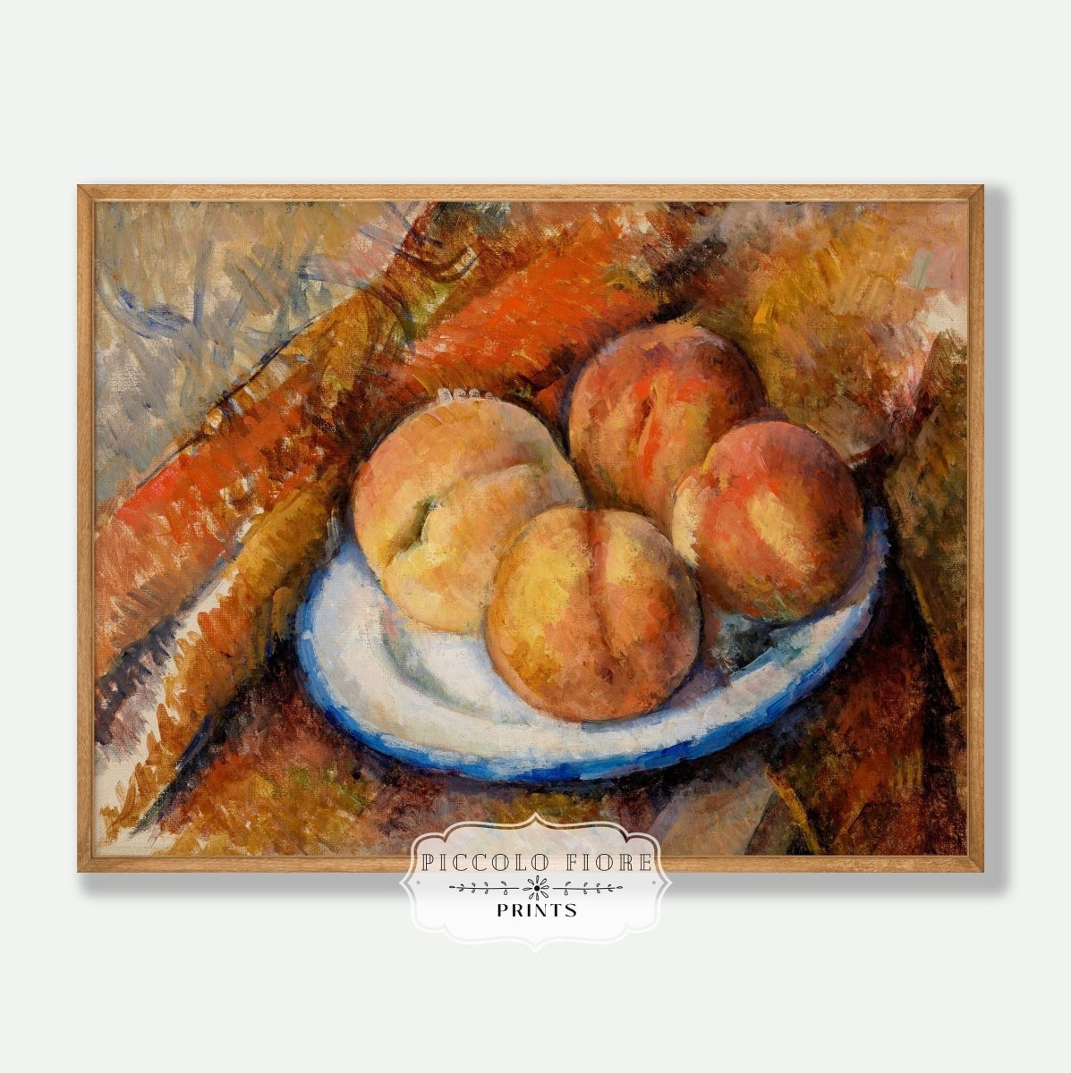 Four Peaches | P106 - Single Art Prints - Piccolo Fiore Prints