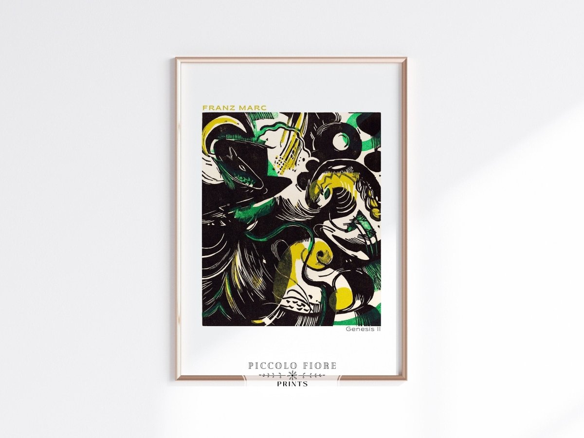 Franz Marc | Genesis II | P586 - Single Art Prints - Piccolo Fiore Prints