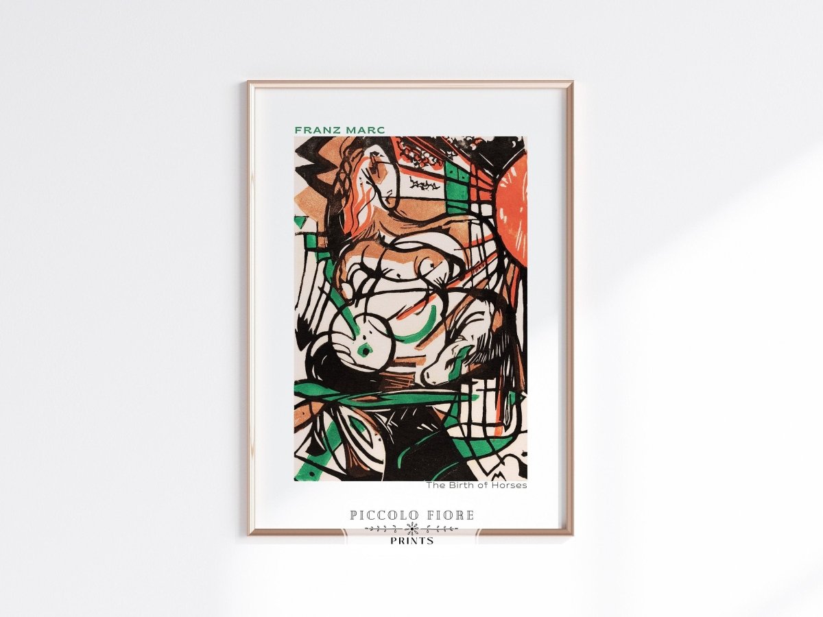 Franz Marc | The Birth of Horses | P588 - Single Art Prints - Piccolo Fiore Prints