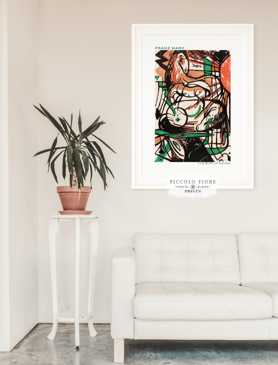 Franz Marc | The Birth of Horses | P588 - Single Art Prints - Piccolo Fiore Prints