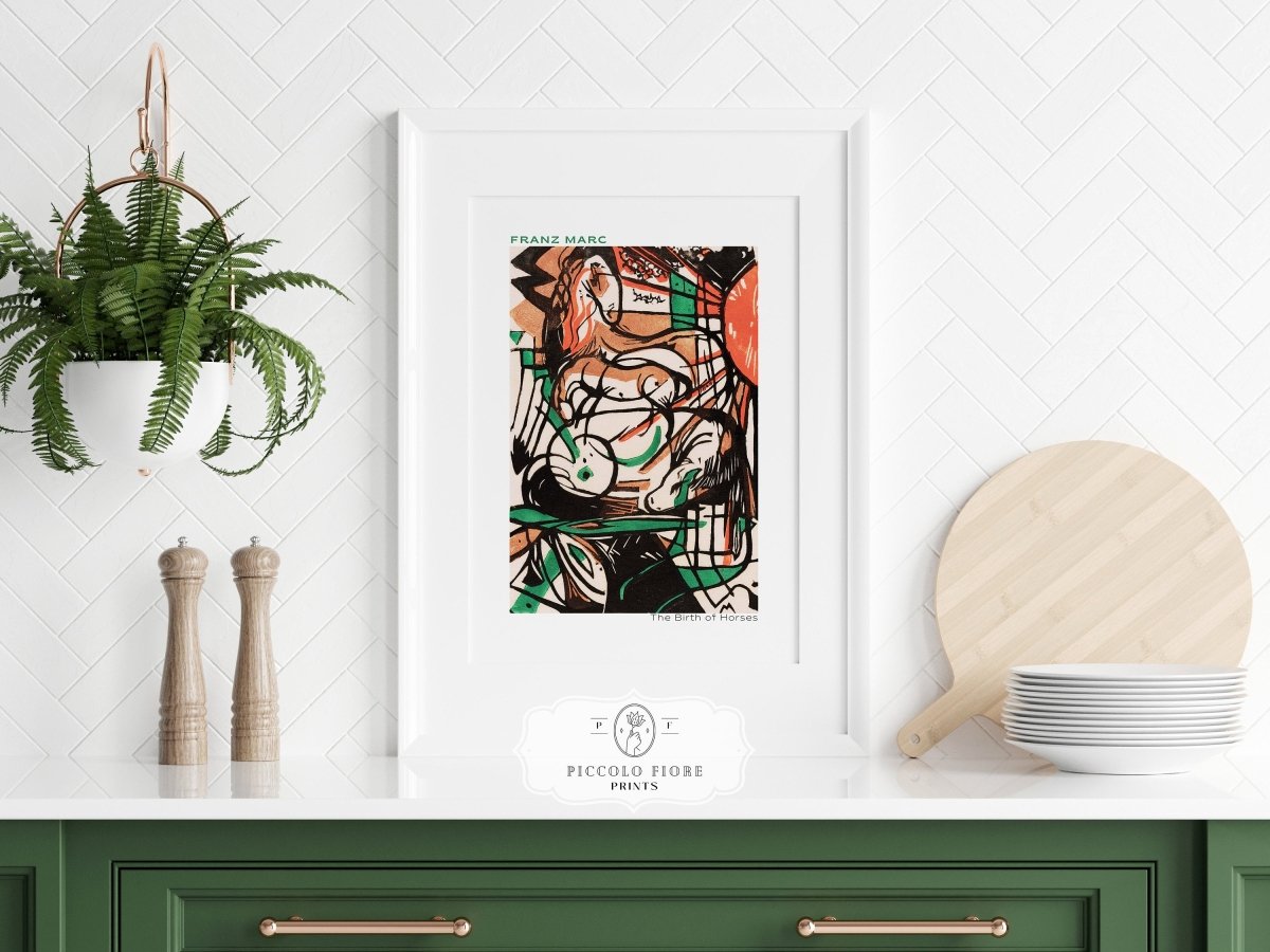 Franz Marc | The Birth of Horses | P588 - Single Art Prints - Piccolo Fiore Prints