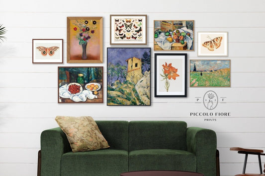 French Country Summer | Gallery Wall Set | 9 Prints | S9 - 4 - Gallery Wall Set - Piccolo Fiore Prints
