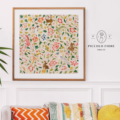 Fruit, Flowers and Stripes | Gallery Wall Set | 4 Prints | S7 - 3.4 - Gallery Wall Set - Piccolo Fiore Prints