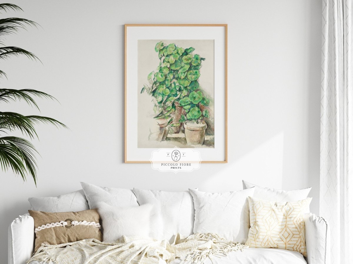 Geraniums | P176 - Single Art Prints - Piccolo Fiore Prints