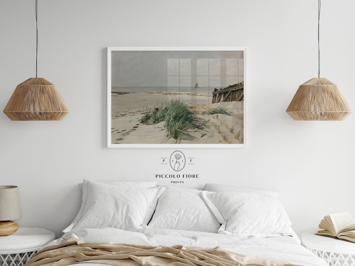 Grey Coastal Floral | Gallery Wall Set | 5 Prints | M5 - 3 - Gallery Wall Set - Piccolo Fiore Prints