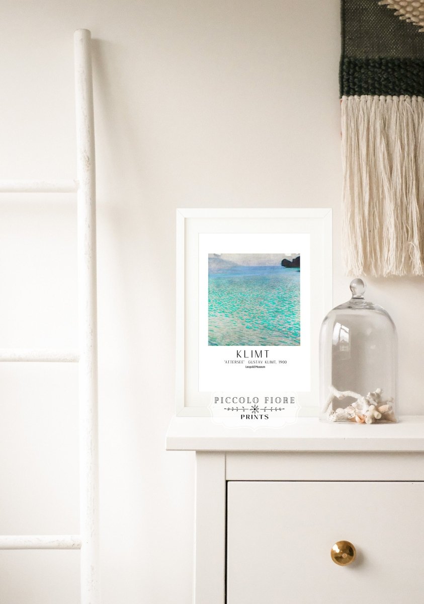 Gustav Klimt Attersee Exhibition Print | P3 - Single Art Prints - Piccolo Fiore Prints