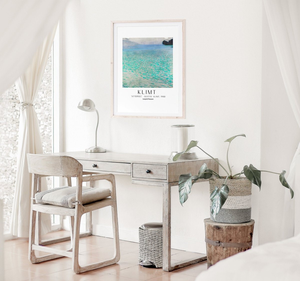 Gustav Klimt Attersee Exhibition Print | P3 - Single Art Prints - Piccolo Fiore Prints