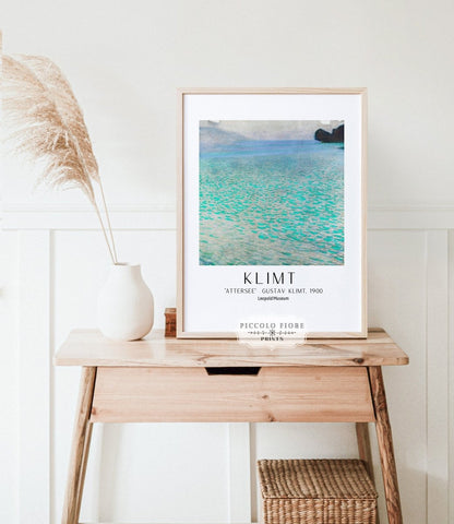 Gustav Klimt Attersee Exhibition Print | P3 - Single Art Prints - Piccolo Fiore Prints