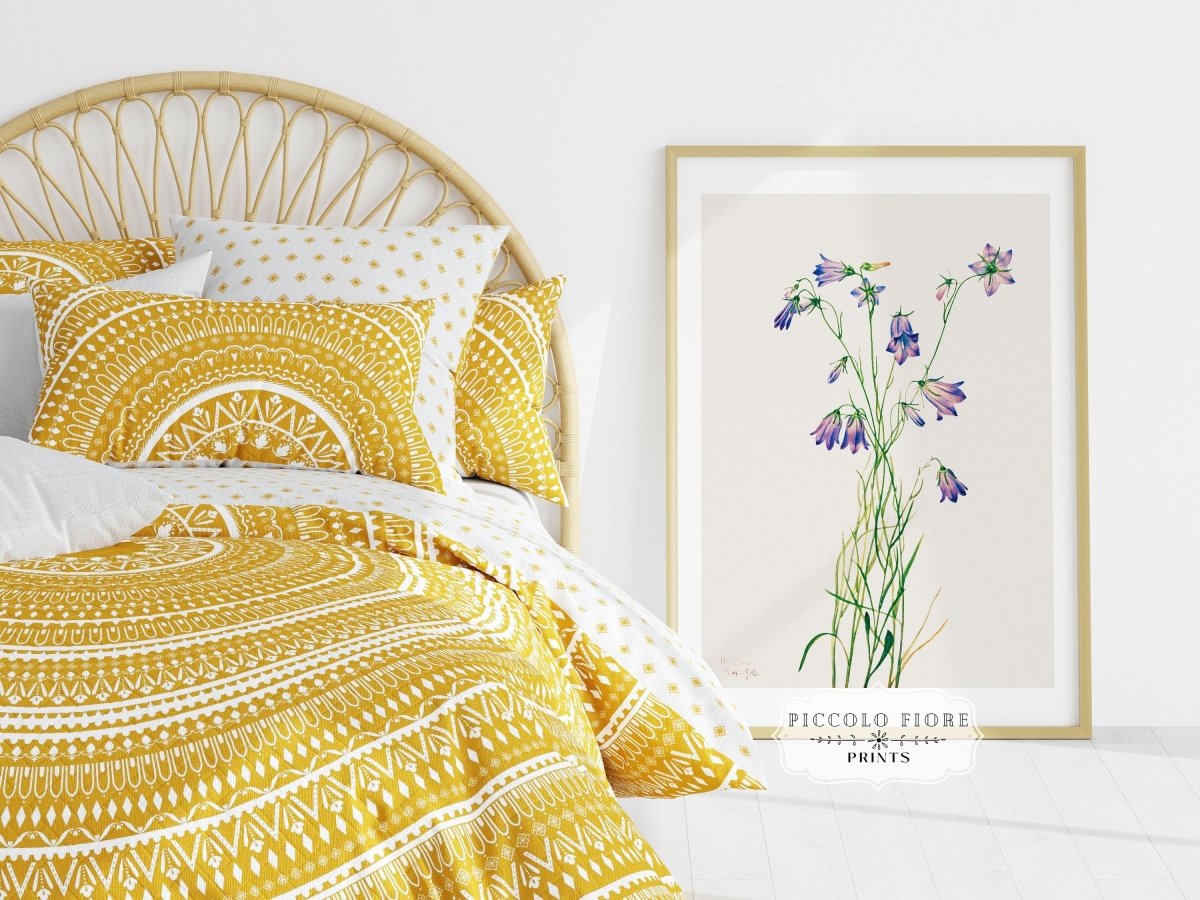 Harebell Illustration | P277 - Single Art Prints - Piccolo Fiore Prints