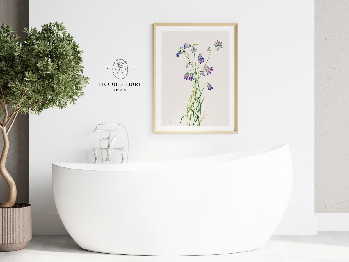 Harebell Illustration | P277 - Single Art Prints - Piccolo Fiore Prints