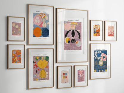 Hilma af Klint Art Prints | Gallery Wall Set | 10 Prints | S10 - 13 - Gallery Wall Set - Piccolo Fiore Prints